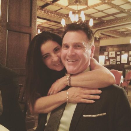 David with his long time partner Maria Hope. When did the couple exchanged their wedding vows?